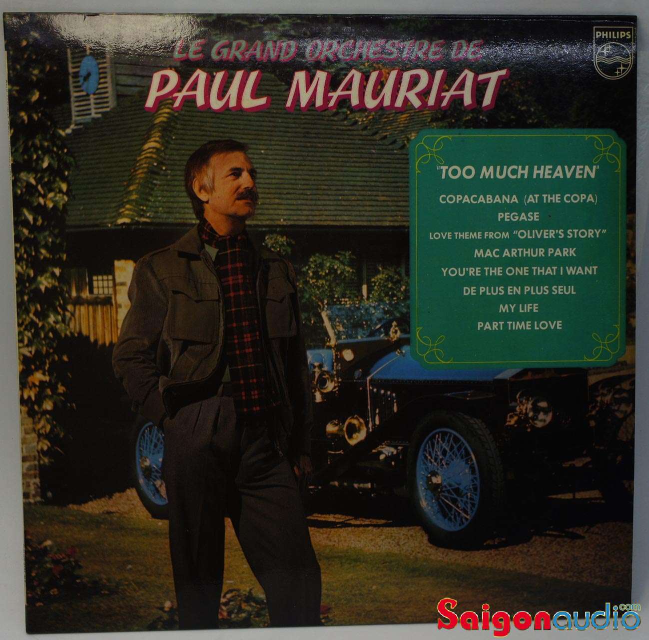 Đĩa than LP Le Grand Orchestre De Paul Mauriat ‎– Too Much Heaven