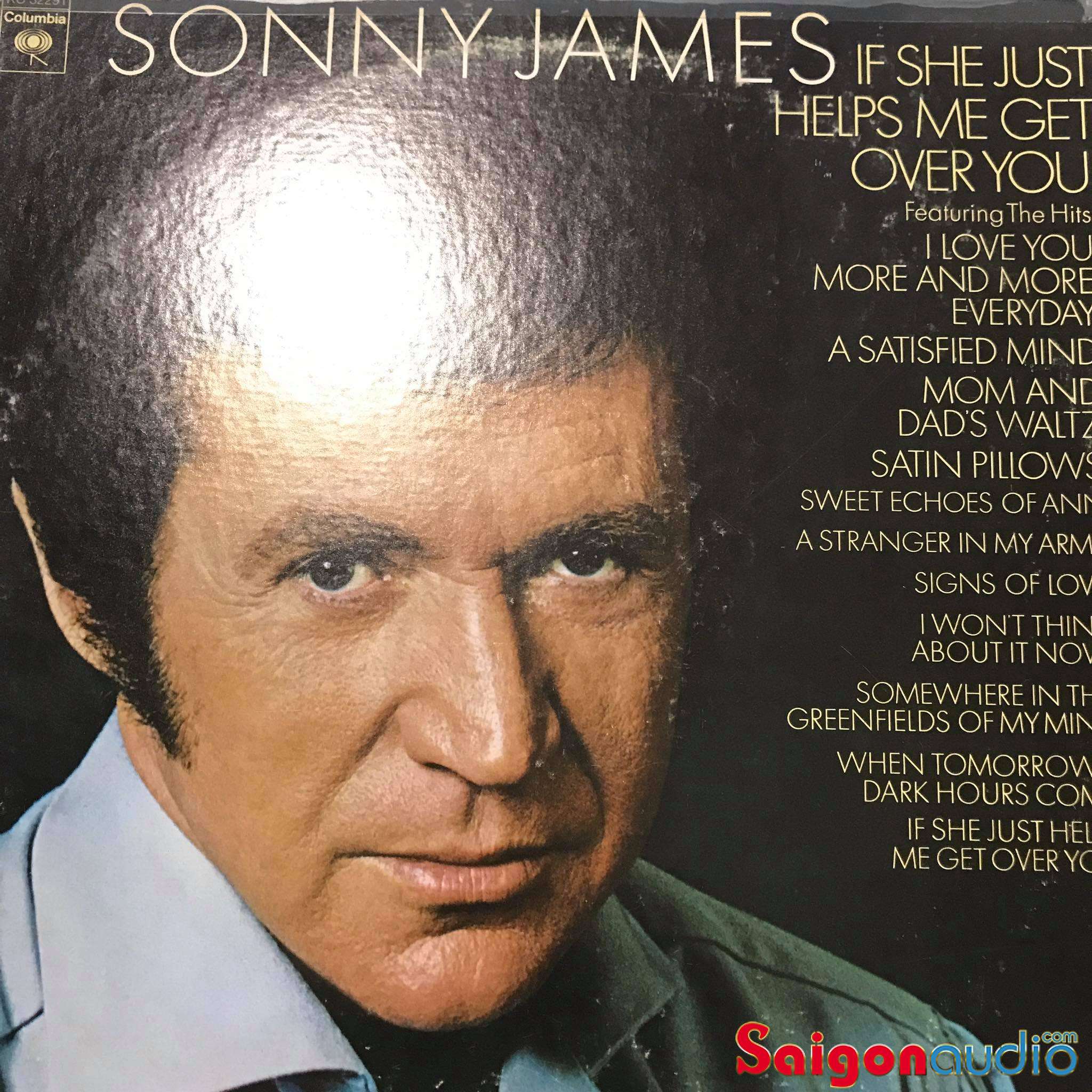 Đĩa than LP Sonny James - If She Just Helps Me Get Over You (1973)