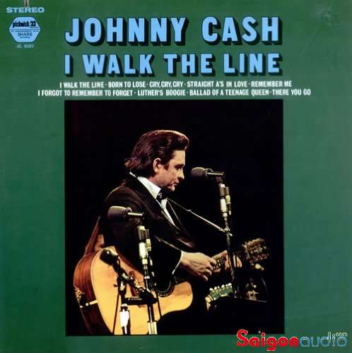 Đĩa than LP Johnny Cash - I Walk The Line (1965)