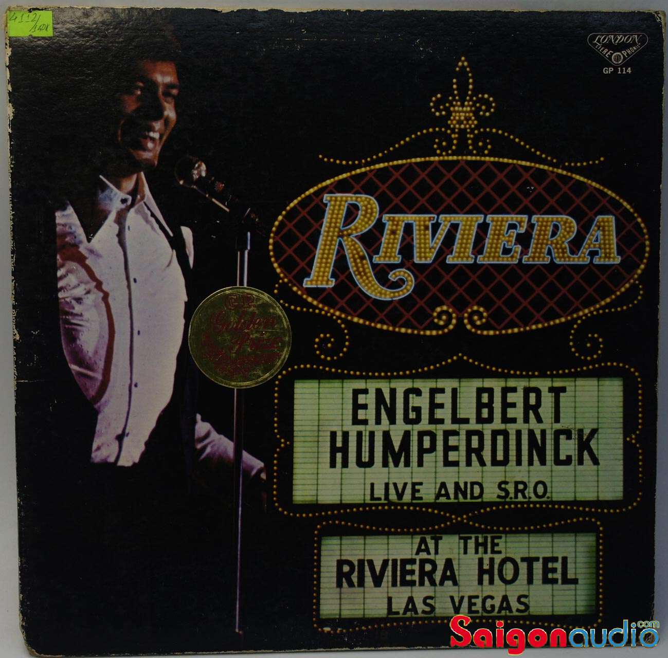 Đĩa than LP Engelbert Humperdinck - Live At The Riviera