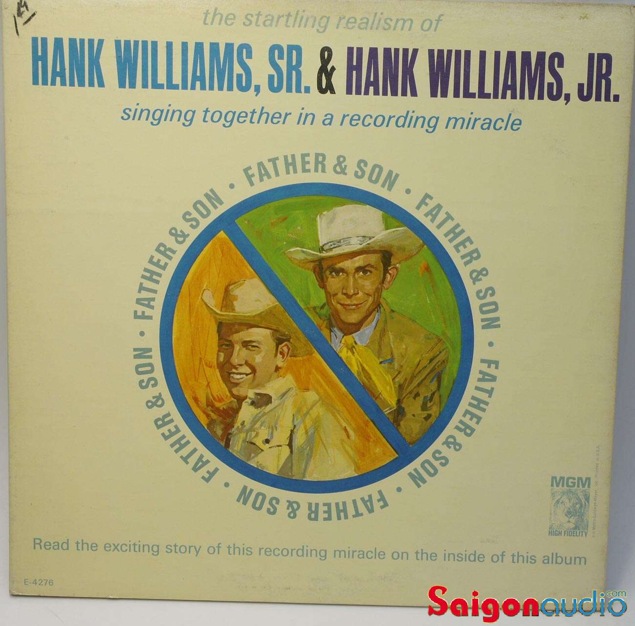 Đĩa than Hank Williams, Sr. & Hank Williams, Jr. ‎– Father & Son, LP Vinyl Records