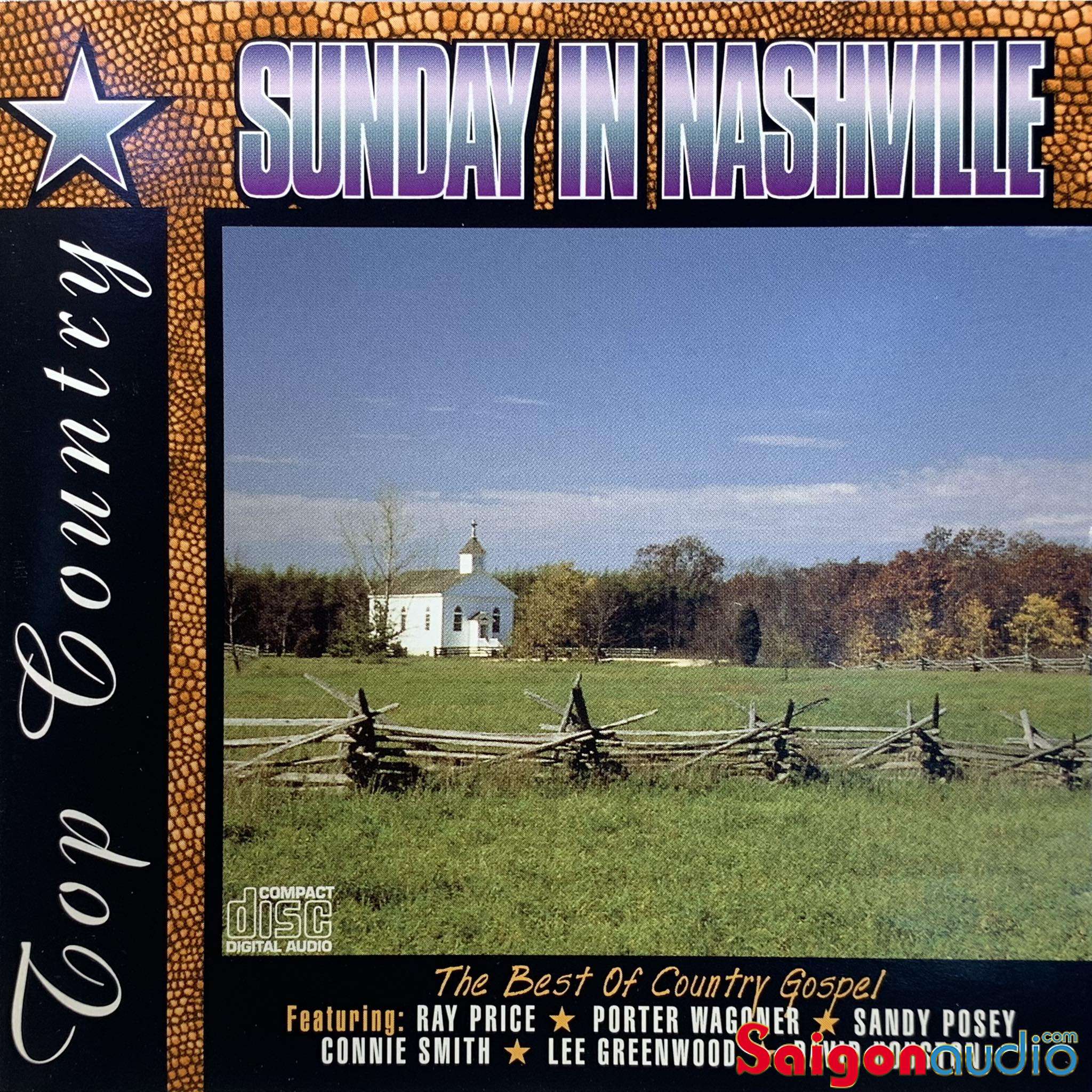 Đĩa CD gốc nhạc Top Country - Sunday in Nashville (Free ship khi mua 2 đĩa CD cùng hoặc khác loại)