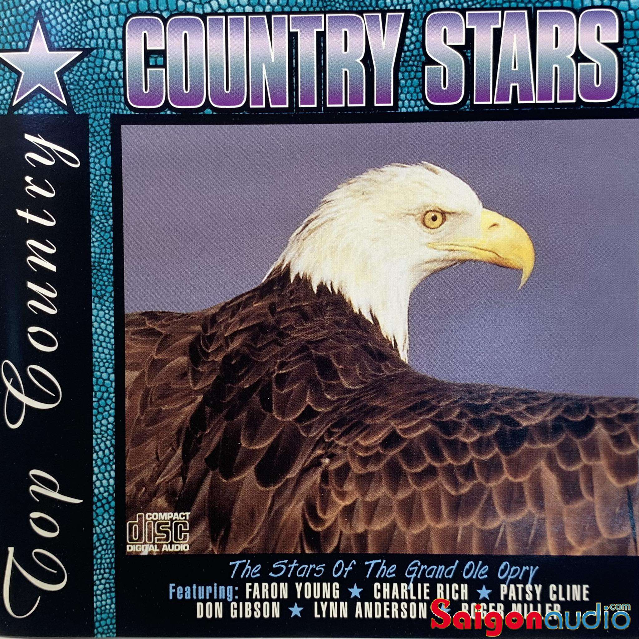 Đĩa CD gốc nhạc Top Country - Country Stars (Free ship khi mua 2 đĩa CD cùng hoặc khác loại)
