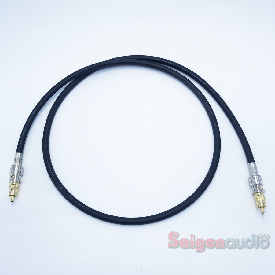 Dây coaxial Canare LV-77S, Made in Japan (1m, 1m5, 2m, 3m,...)