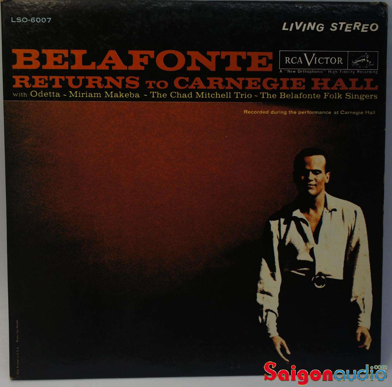 Đĩa than LP Harry Belafonte - Belafonte Returns To Carnegie Hall (1960) (2 đĩa)