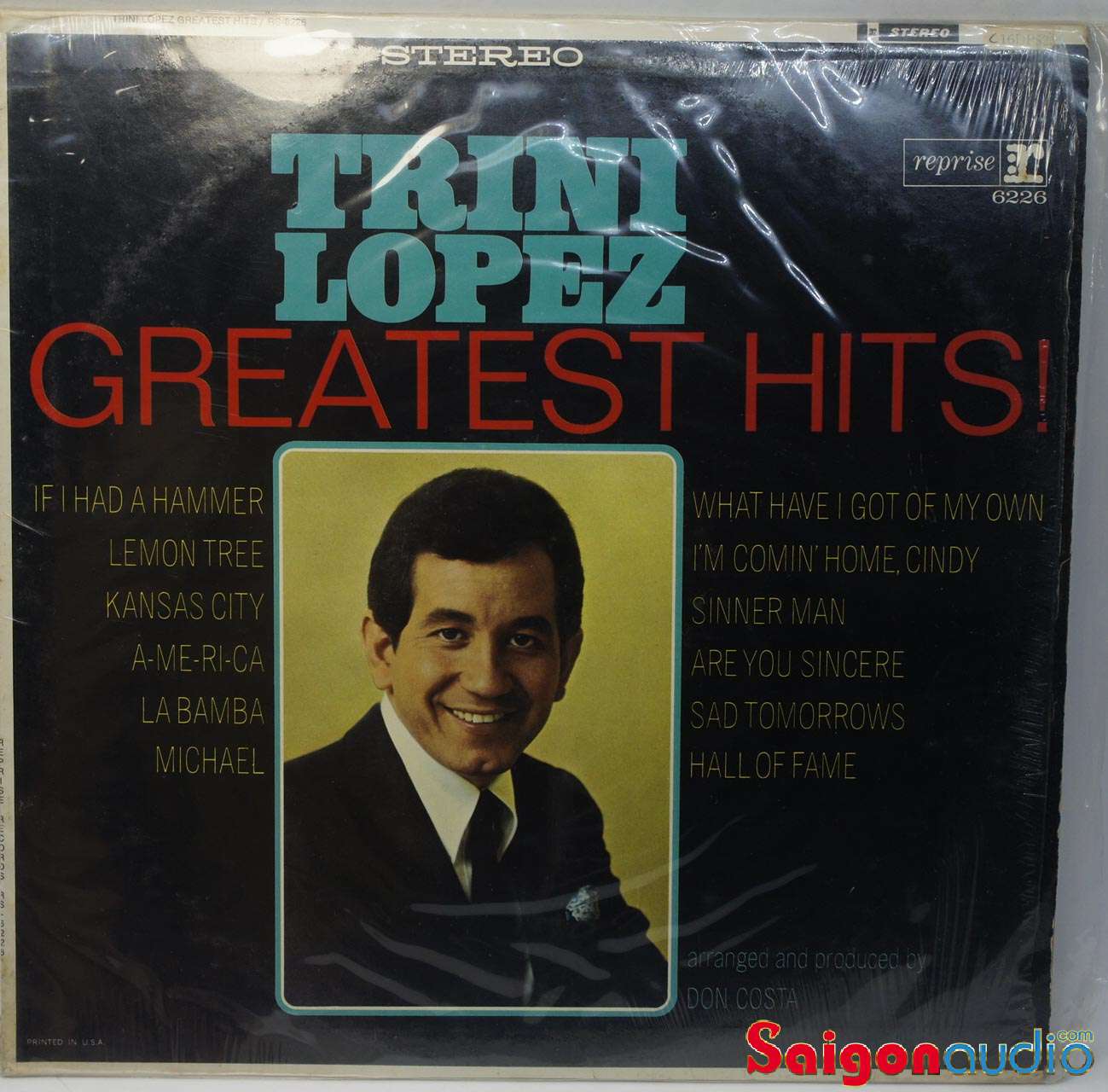 Đĩa than LP Trini Lopez - Greatest Hits