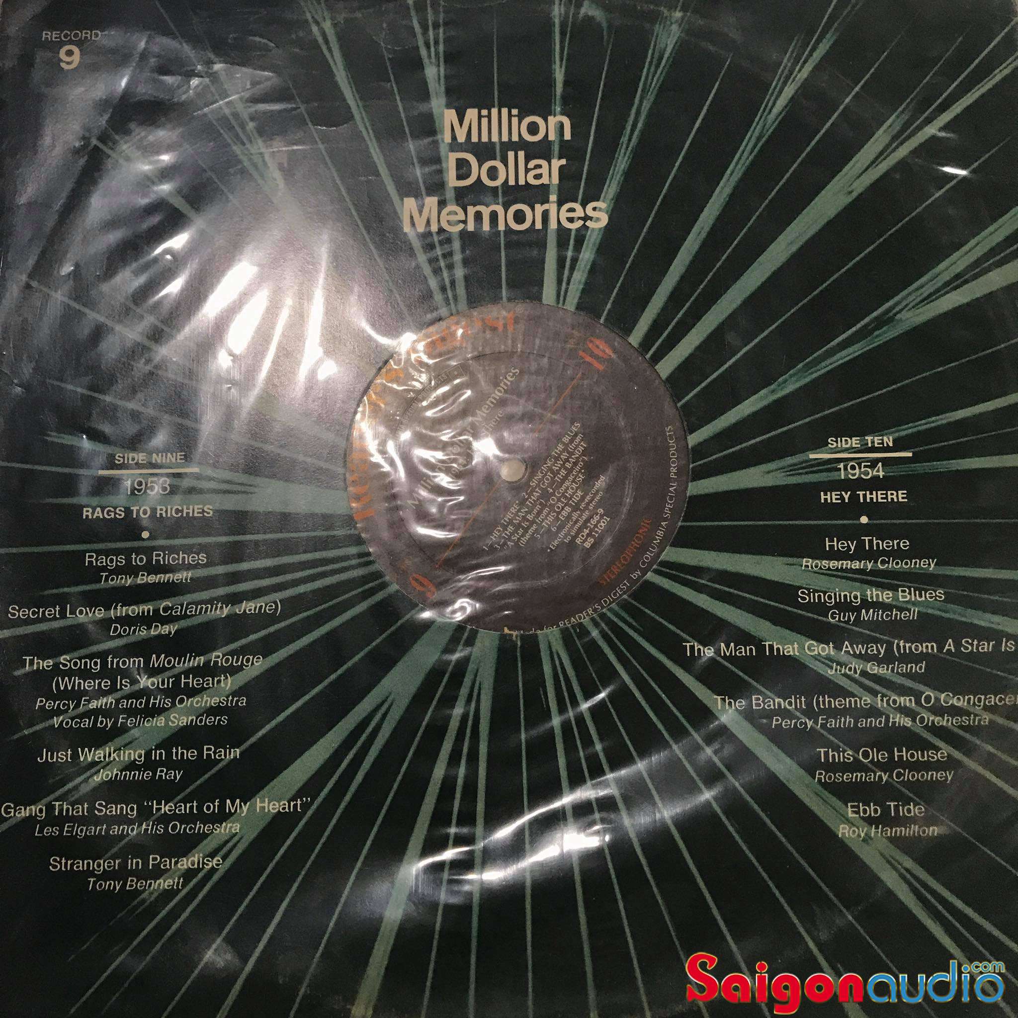 Đĩa than LP Million Dollar Memories Record 9 (1972) Readers Digest