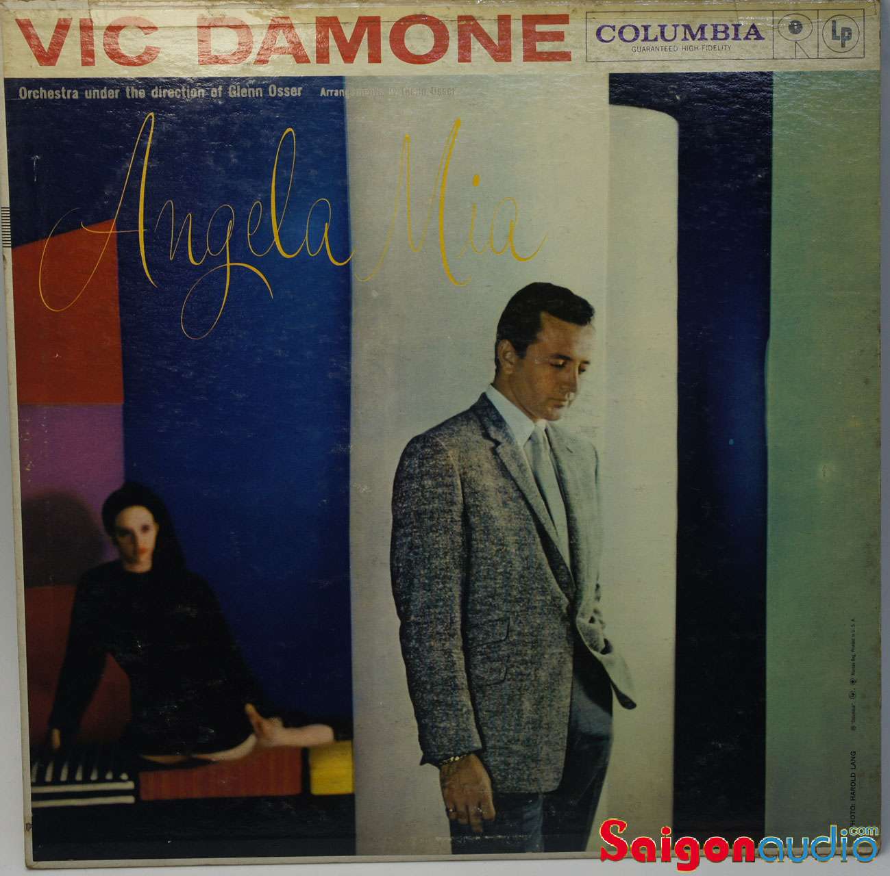 Đĩa than LP Vic Damone - Angela Mia (1958)