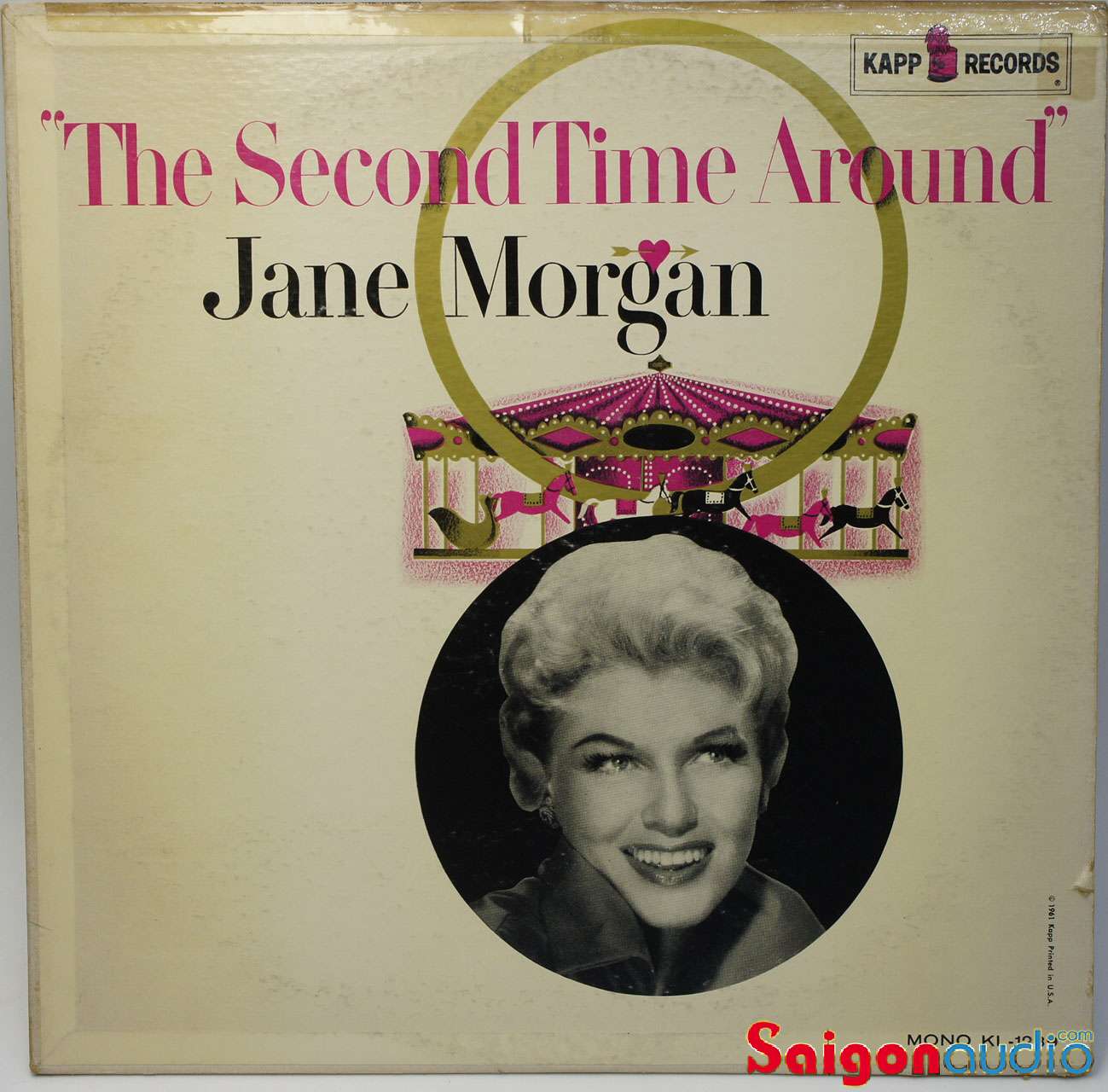 Đĩa than LP Jane Morgan - The Second Time Around (1961)