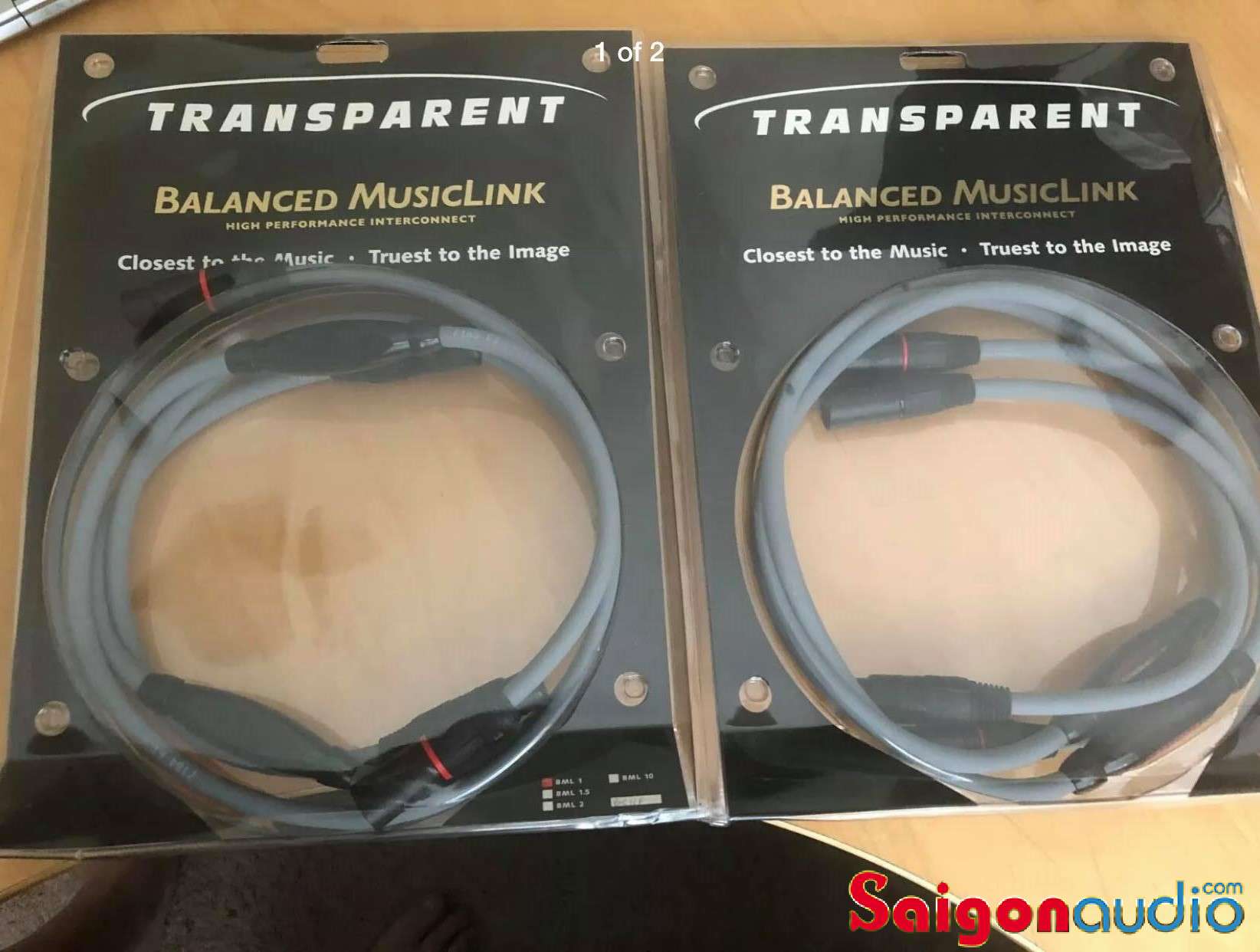 Dây tín hiệu Transparent Audio Balanced MusicLink XLR | 1m