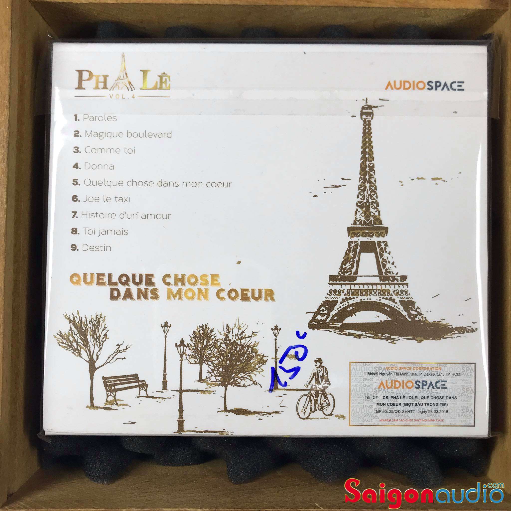 Đĩa CD gốc Pha Lê Vol.4 Nhạc Pháp (Free ship khi mua 2 đĩa CD cùng hoặc khác loại)