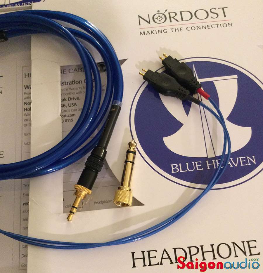 Dây tai nghe headphone Nordost Blue Heaven LS cho Sennheiser HD650, HD600, HD6XX, Audeze | 2m