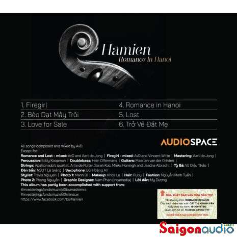 Đĩa CD gốc Hà Miên - Romance In Hanoi (Free ship khi mua 2 đĩa CD cùng hoặc khác loại) 