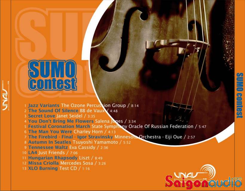 Đĩa CD nhạc VNAV Collection Vol.1 SUMO CONTEST (Free ship khi mua 2 đĩa CD cùng hoặc khác loại)