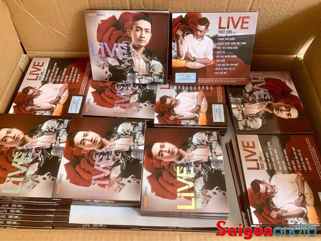 Đĩa CD gốc Triệu Long Live Vol.1 (Free ship khi mua 2 đĩa CD cùng hoặc khác loại)