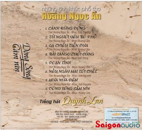 Đĩa CD gốc Quỳnh Lan - Dòng Sông Câm Nín (Free ship khi mua 2 đĩa CD cùng hoặc khác loại)