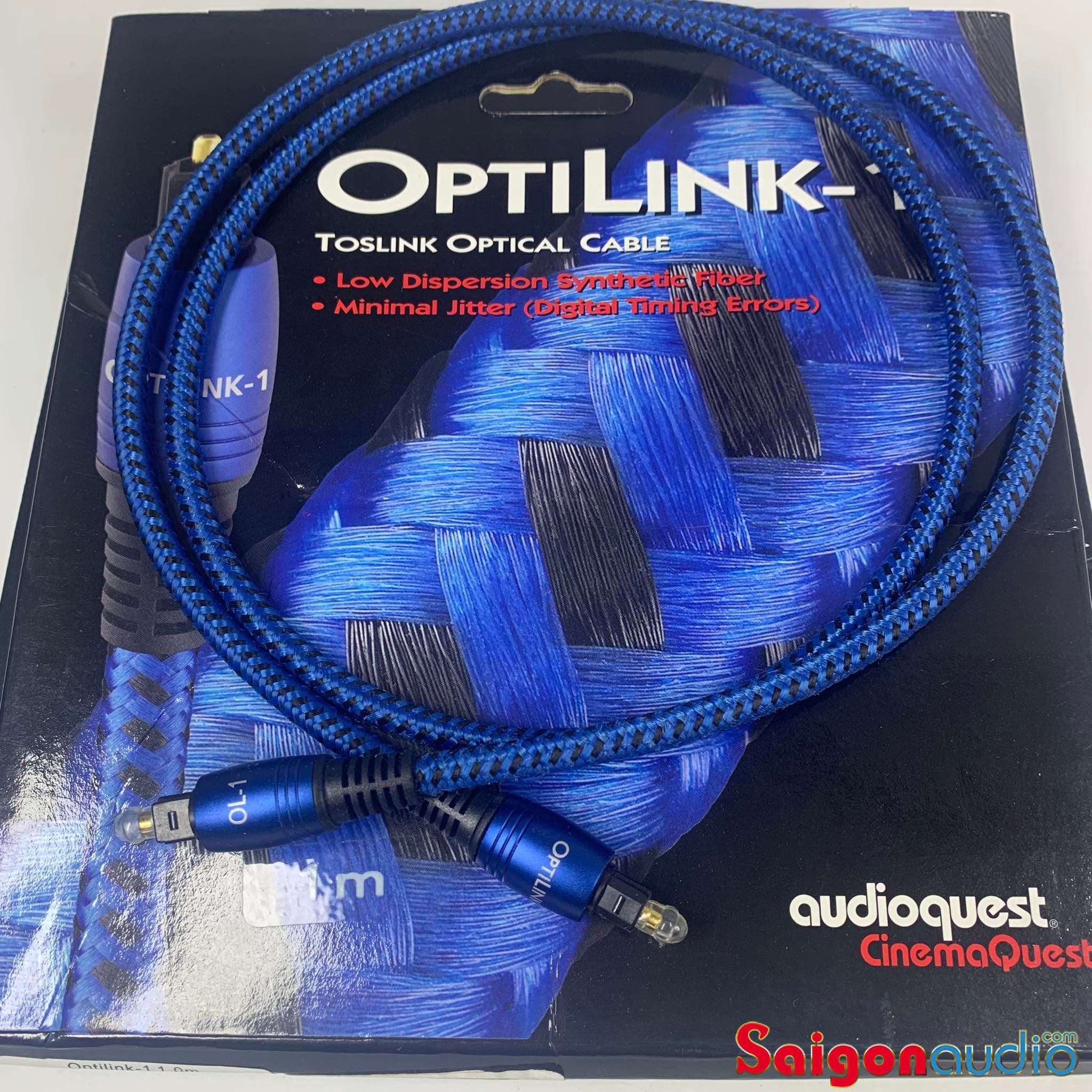 Dây optical Audioquest OPTILINK1 OP1 | 1m, 2m, 3m