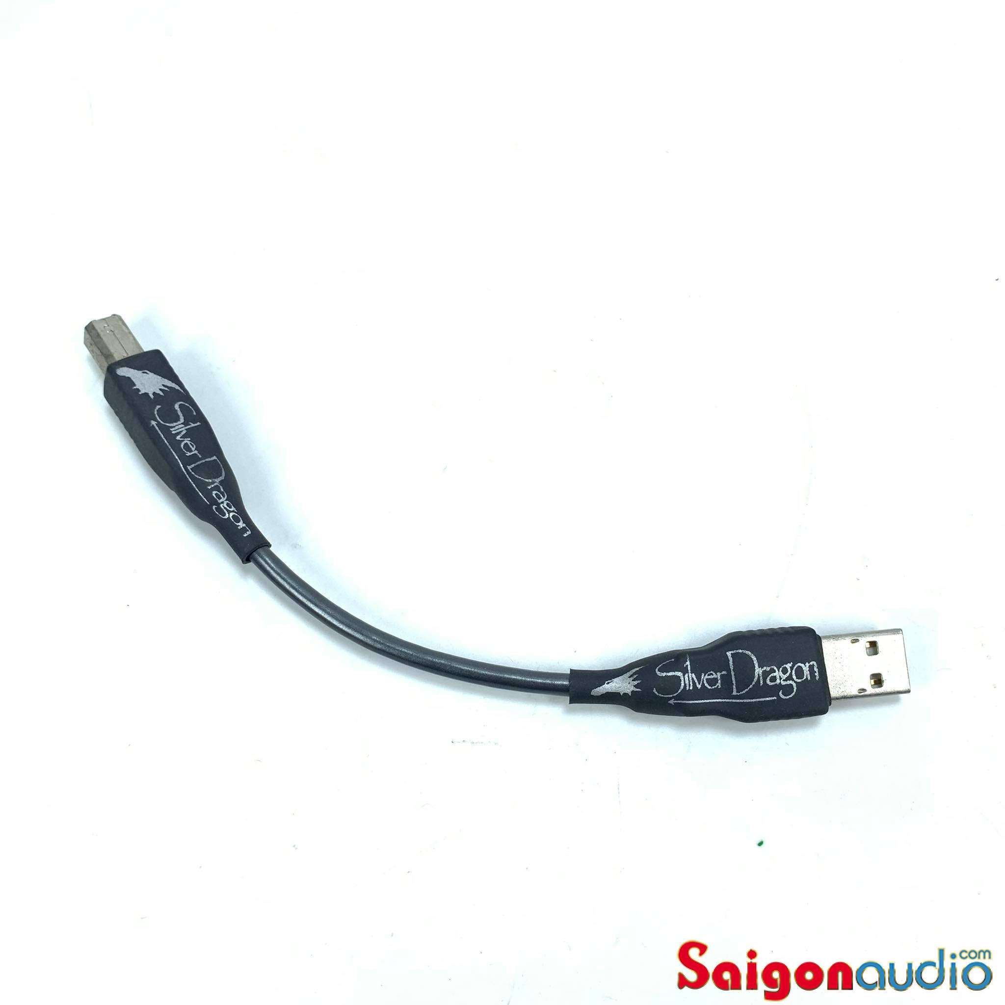 Dây USB Moon Audio Silver Dragon A to B (15cm)