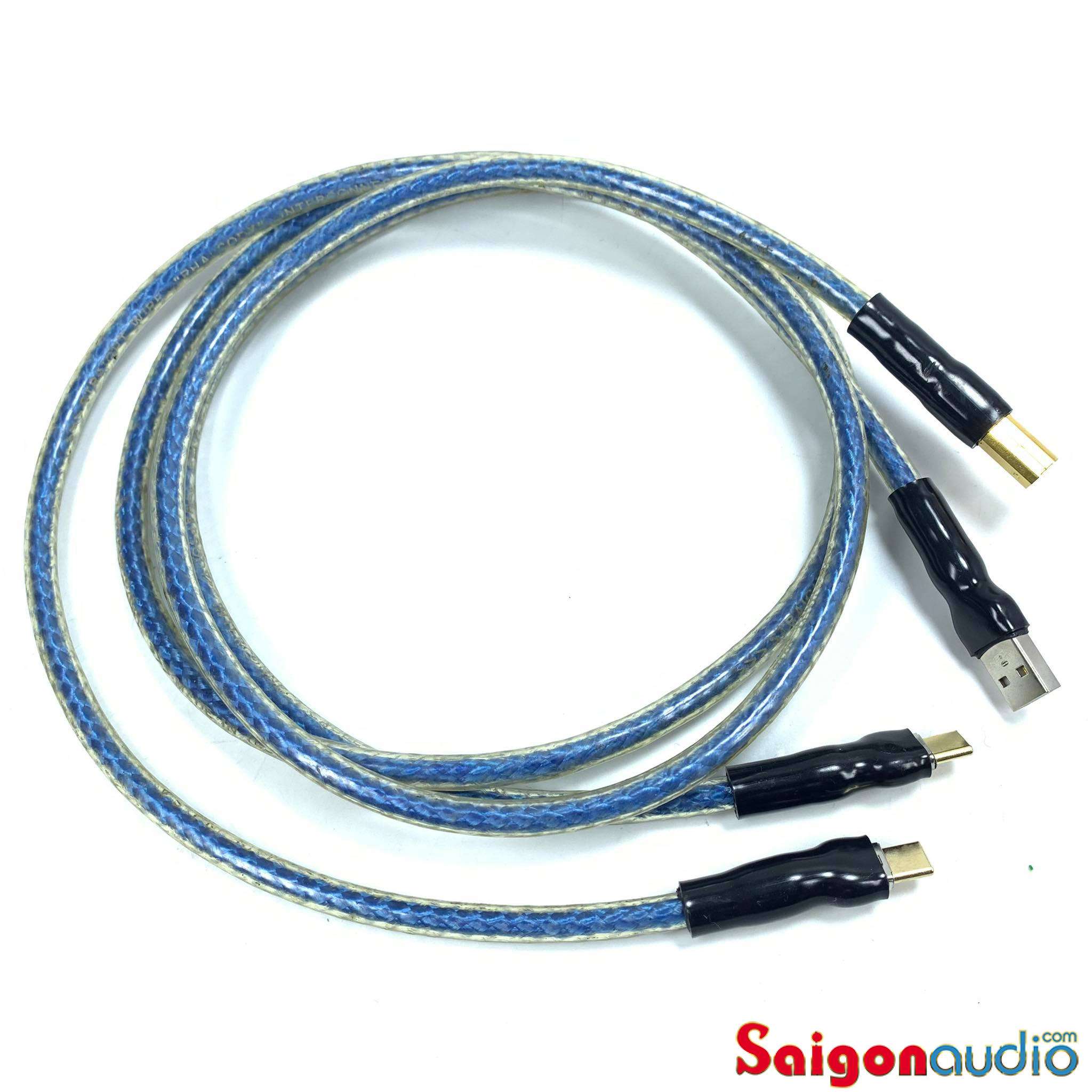 Dây USB Straightwire Rhapsody A to B, B to C, A to C for DAC (1m)