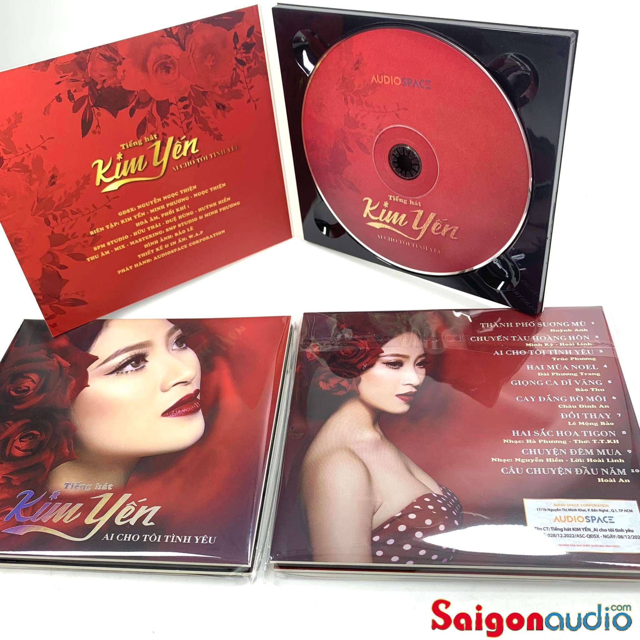 Đĩa CD nhạc gốc Kim Yến - Ai Cho Tôi Tình Yêu (Free ship khi mua 2 đĩa CD cùng hoặc khác loại)