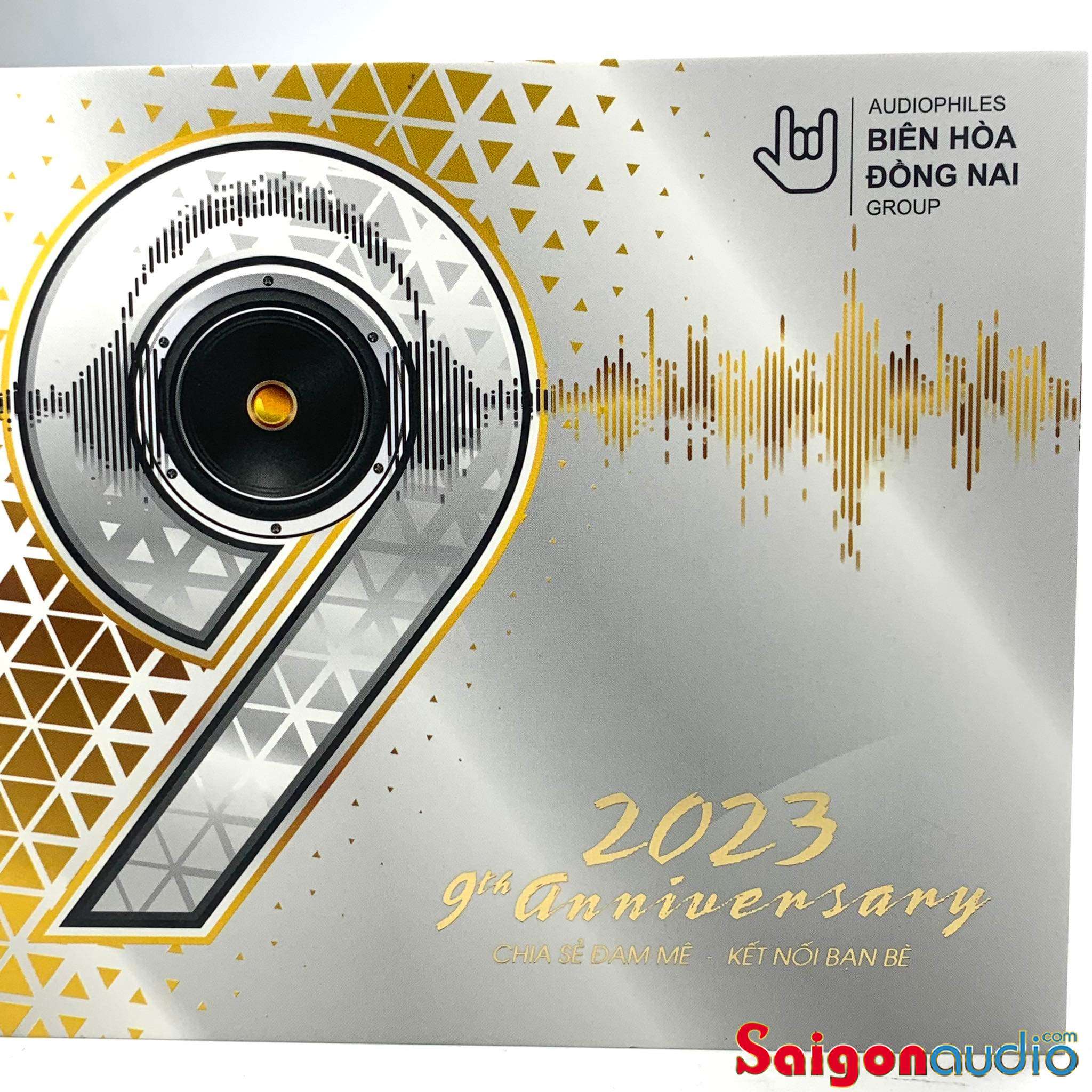 Đĩa CD nhạc Biên Hoà Đồng Nai Audiophile 9th 2023 (Free ship khi mua 2 đĩa CD cùng hoặc khác loại)