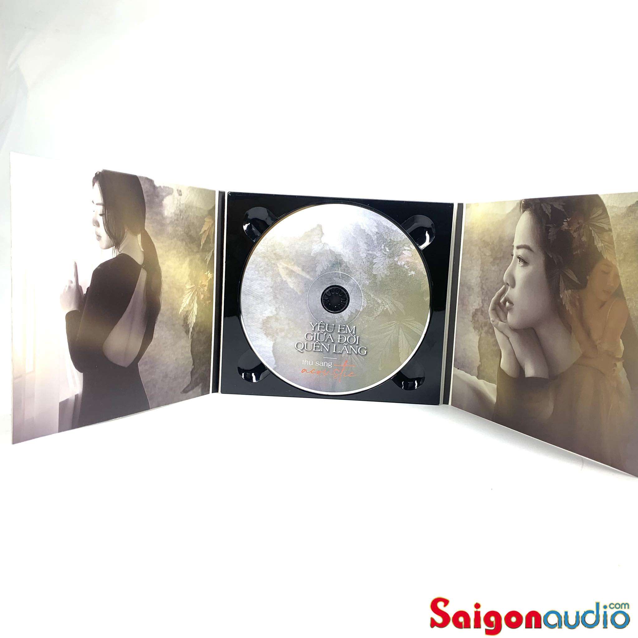 Đĩa CD gốc Thu Sang Acoustic - Yêu Em Giữa Đời Quên Lãng (Free ship khi mua 2 đĩa CD cùng hoặc khác loại)