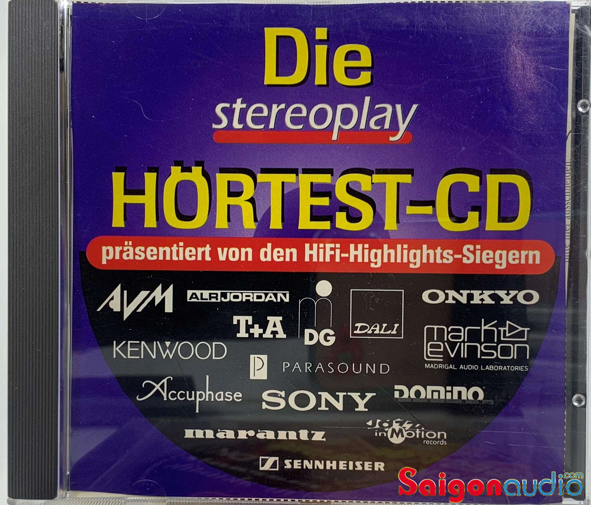 Đĩa CD gốc test dàn/ tần số Stereoplay Hörtest CD (Free ship khi mua 2 đĩa CD cùng hoặc khác loại)