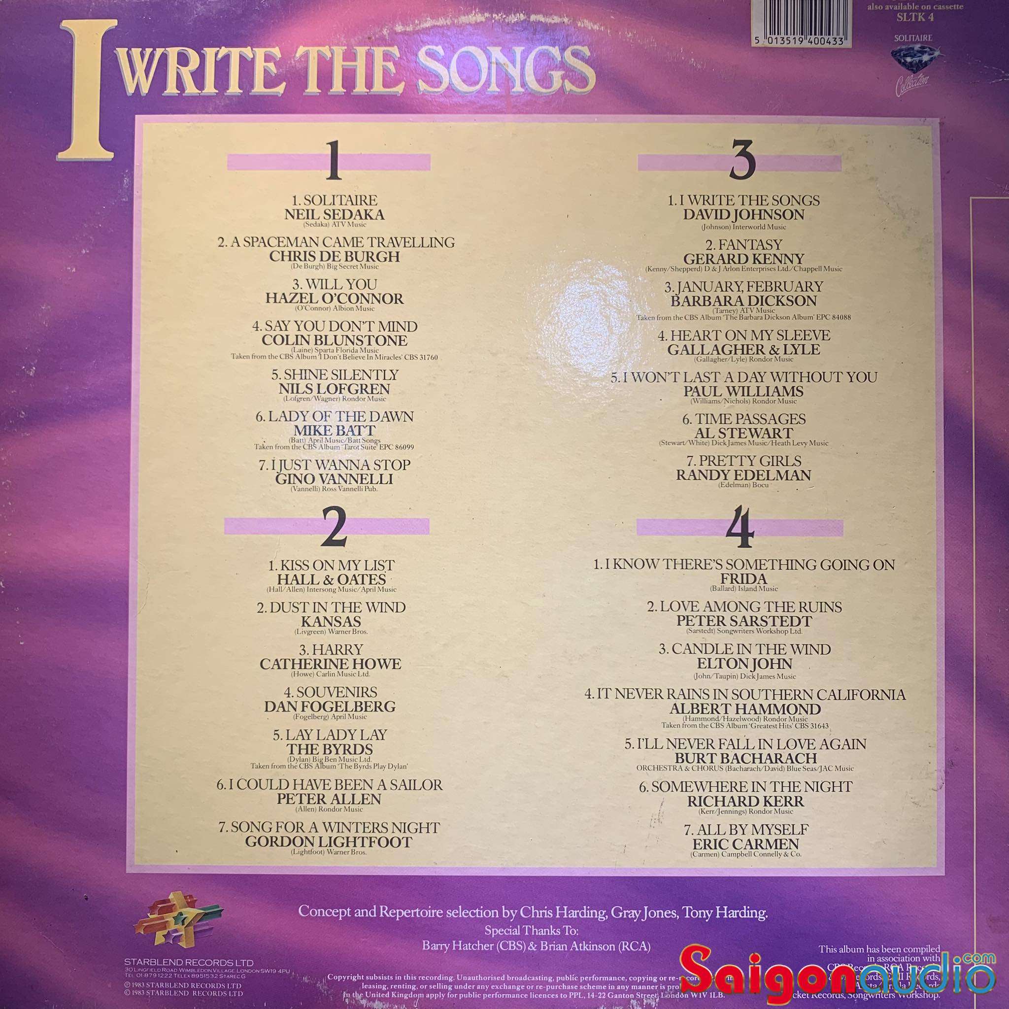 Đĩa than (bộ 2 đĩa) Nhiều ca sĩ - 28 Songs Of Love And Special Things | LP Vinyl Records