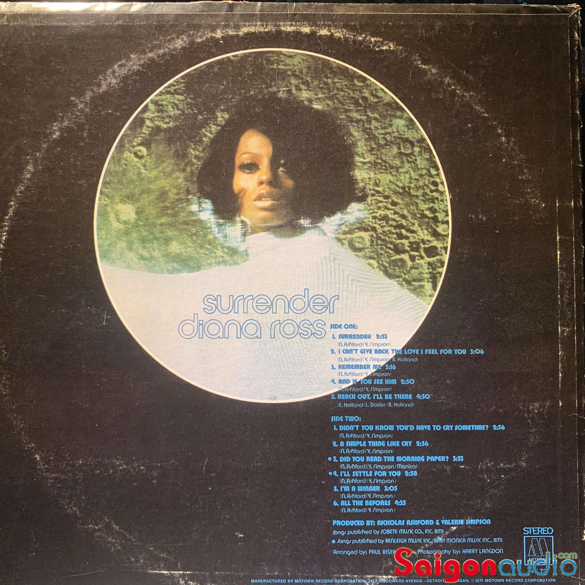 Đĩa than Diana Ross - Surrender | LP Vinyl Records