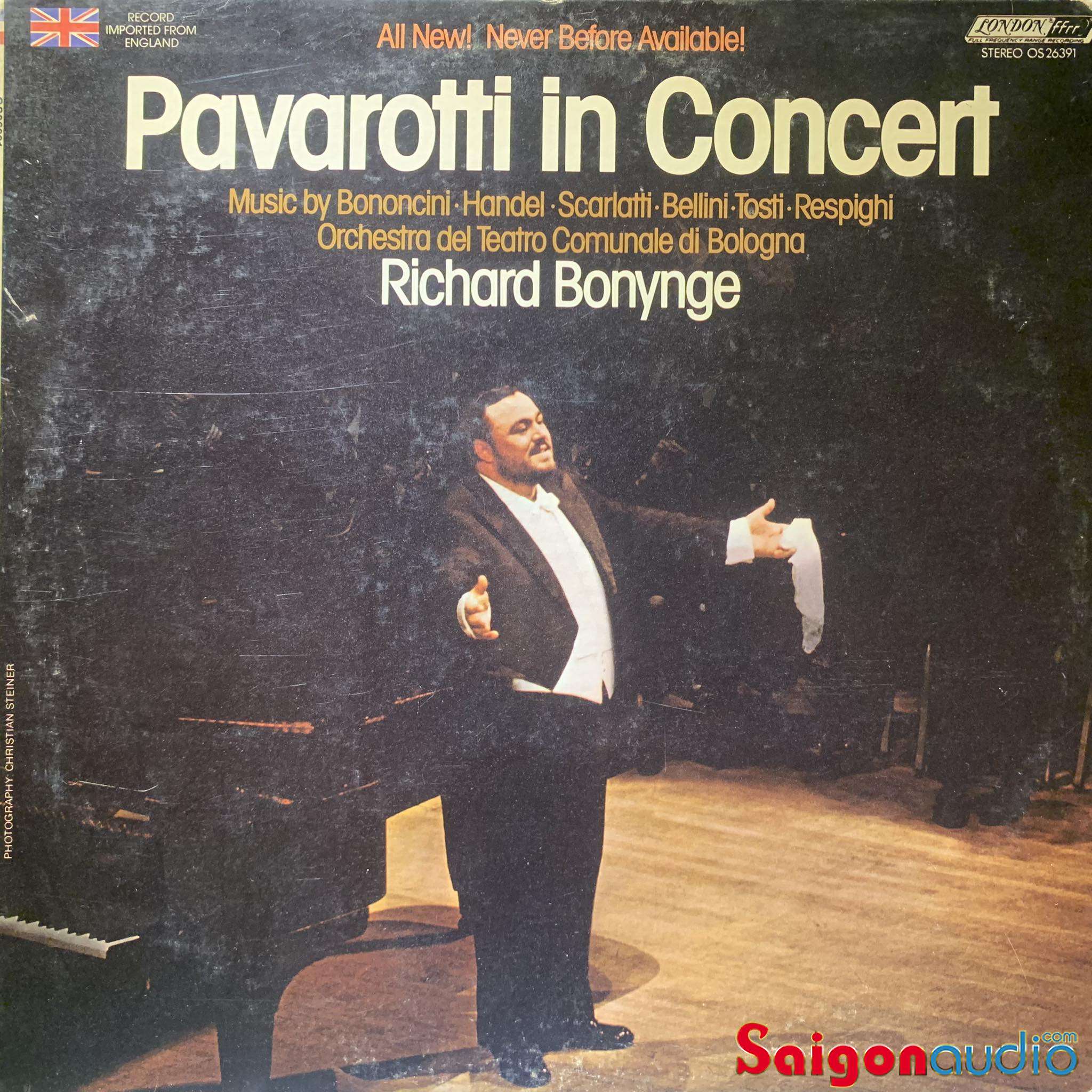 Đĩa than Luciano Pavarotti – Pavarotti In Concert | LP Vinyl Records