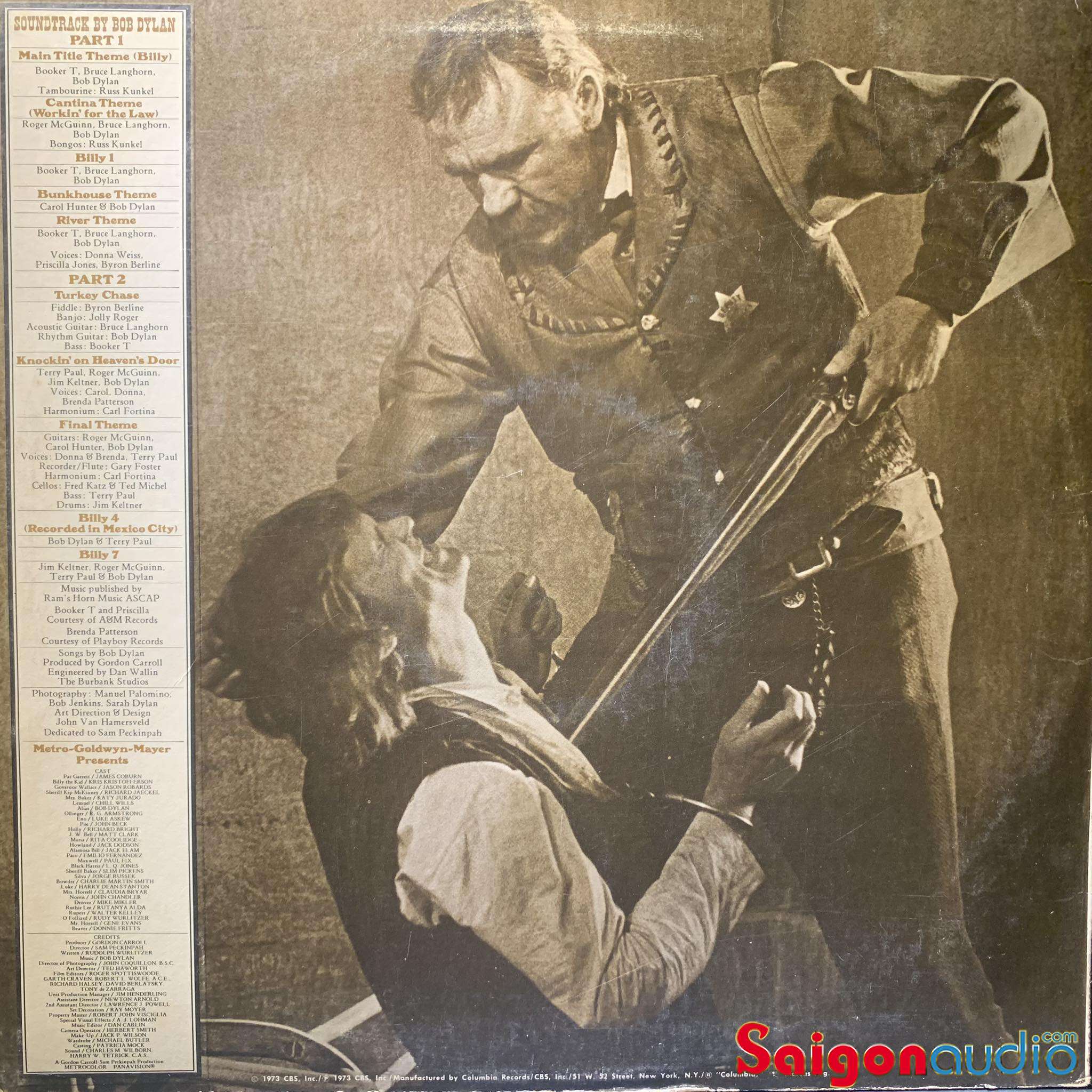 Đĩa than Bob Dylan - Pat Garrett and Billy the Kid (Original Soundtrack) | LP Vinyl Records