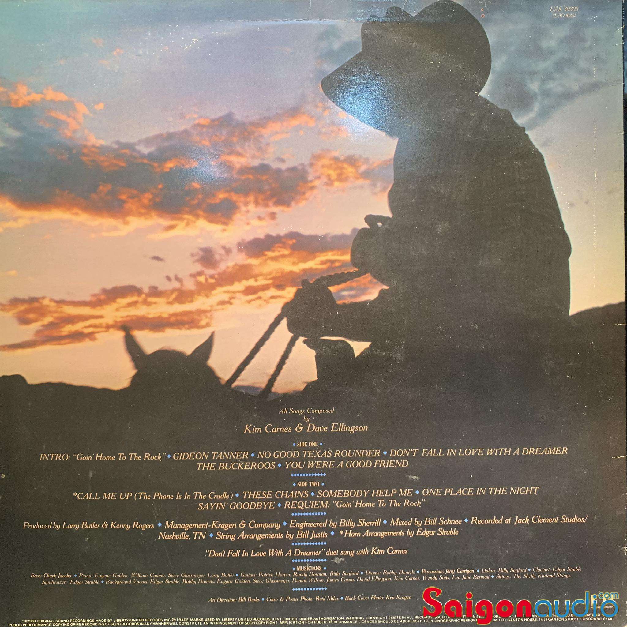 Đĩa than Kenny Rogers – Gideon | LP Vinyl Records