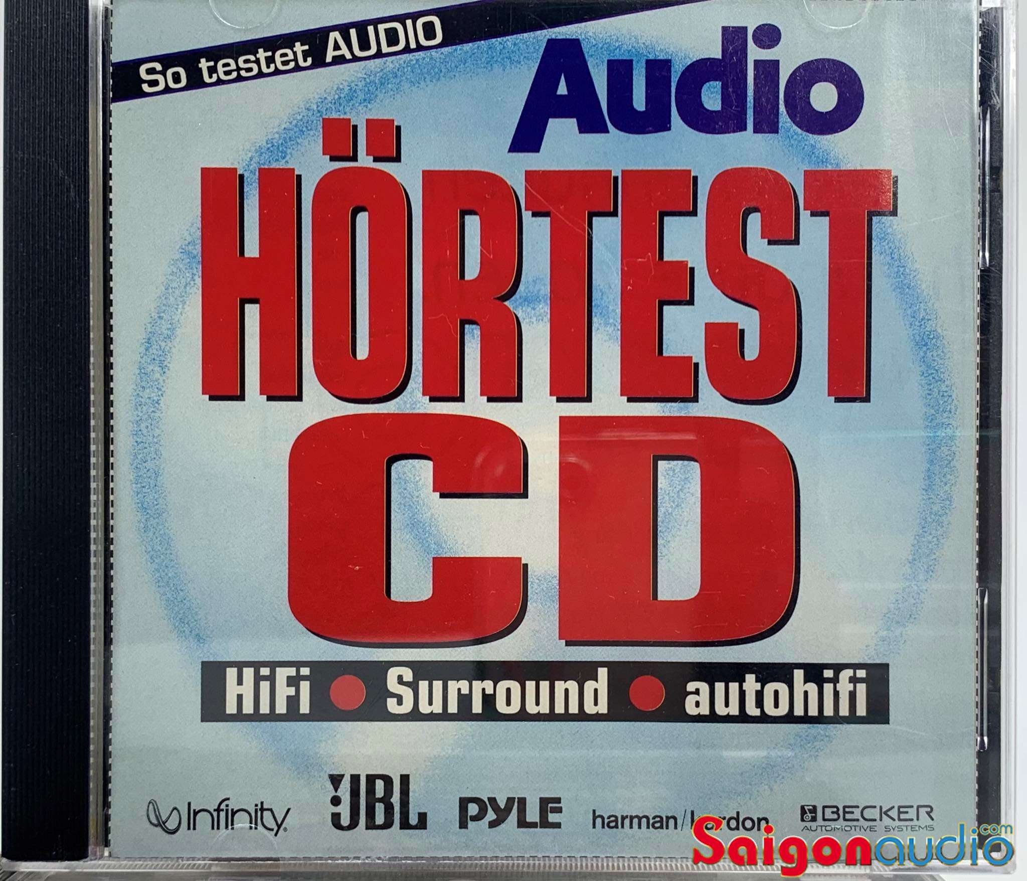 Đĩa CD gốc test dàn/ tần số Super Hörtest CD für HiFi • Surround • Autohifi (Free ship khi mua 2 đĩa CD cùng hoặc khác loại)