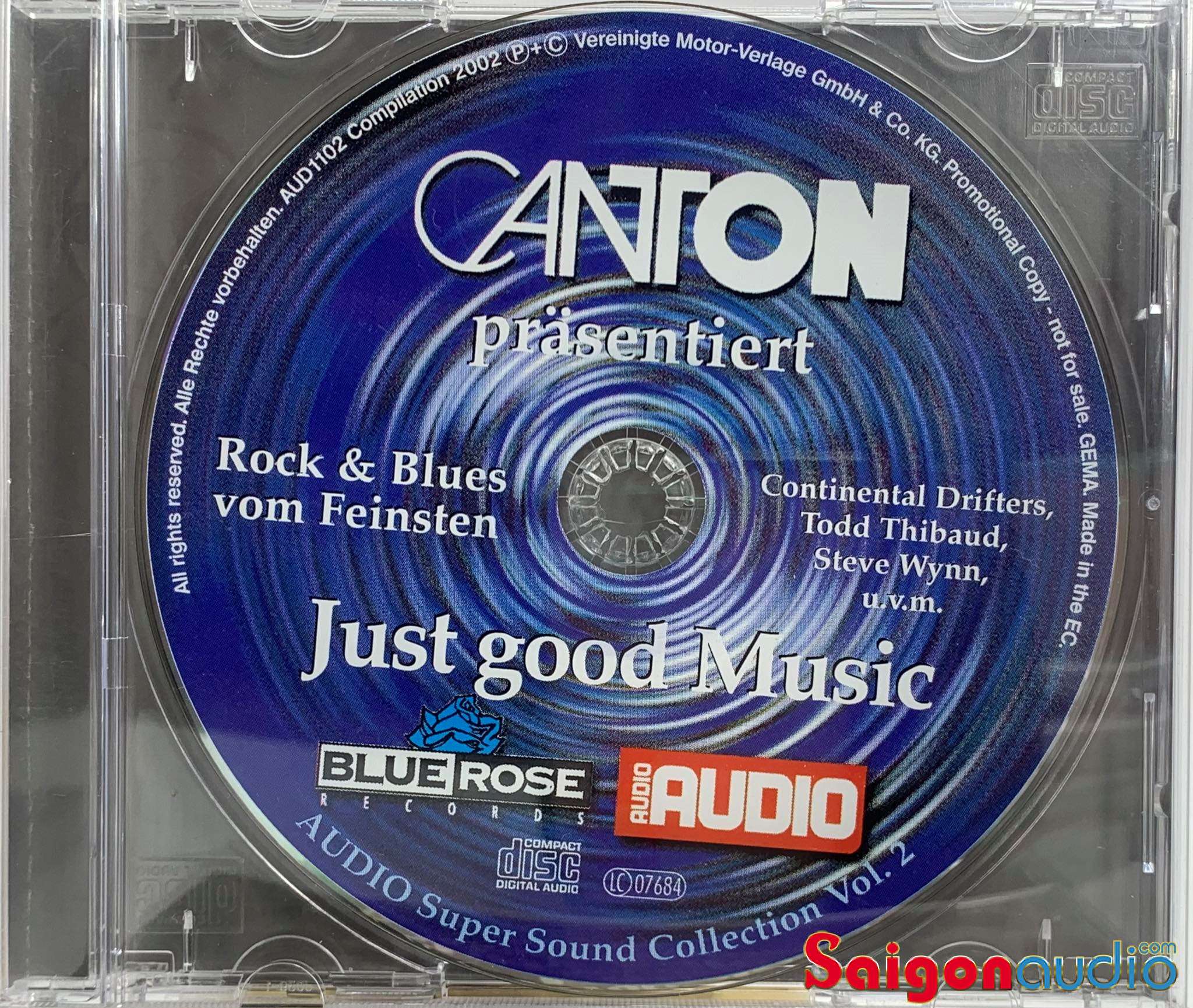 Đĩa CD gốc Just Good Music (Audio Super Sound Collection Vol. 2 - Rock & Blues Vom Feinsten) (Free ship khi mua 2 đĩa CD cùng hoặc khác loại)