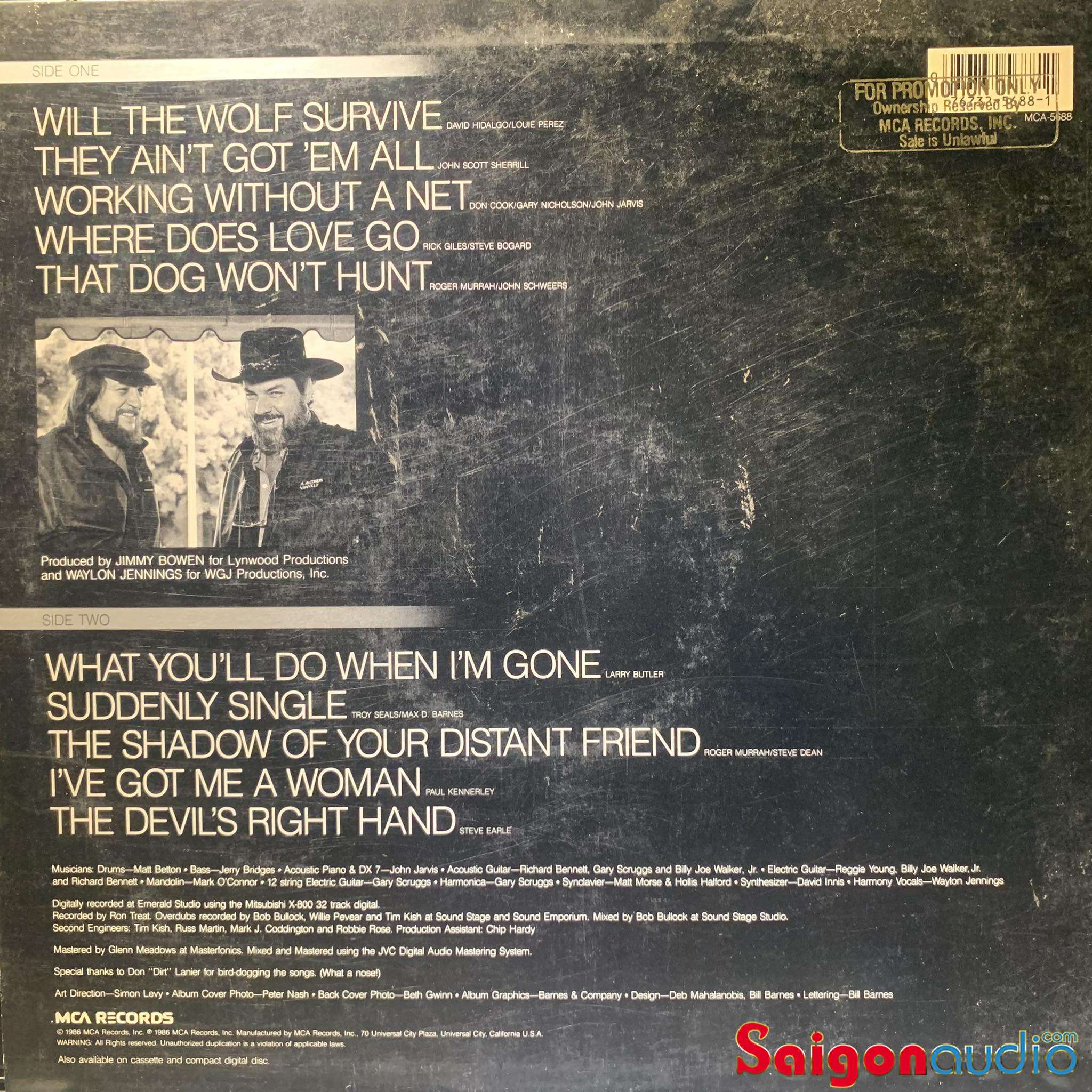 Đĩa than Waylon Jennings – Will The Wolf Survive | LP Vinyl Records