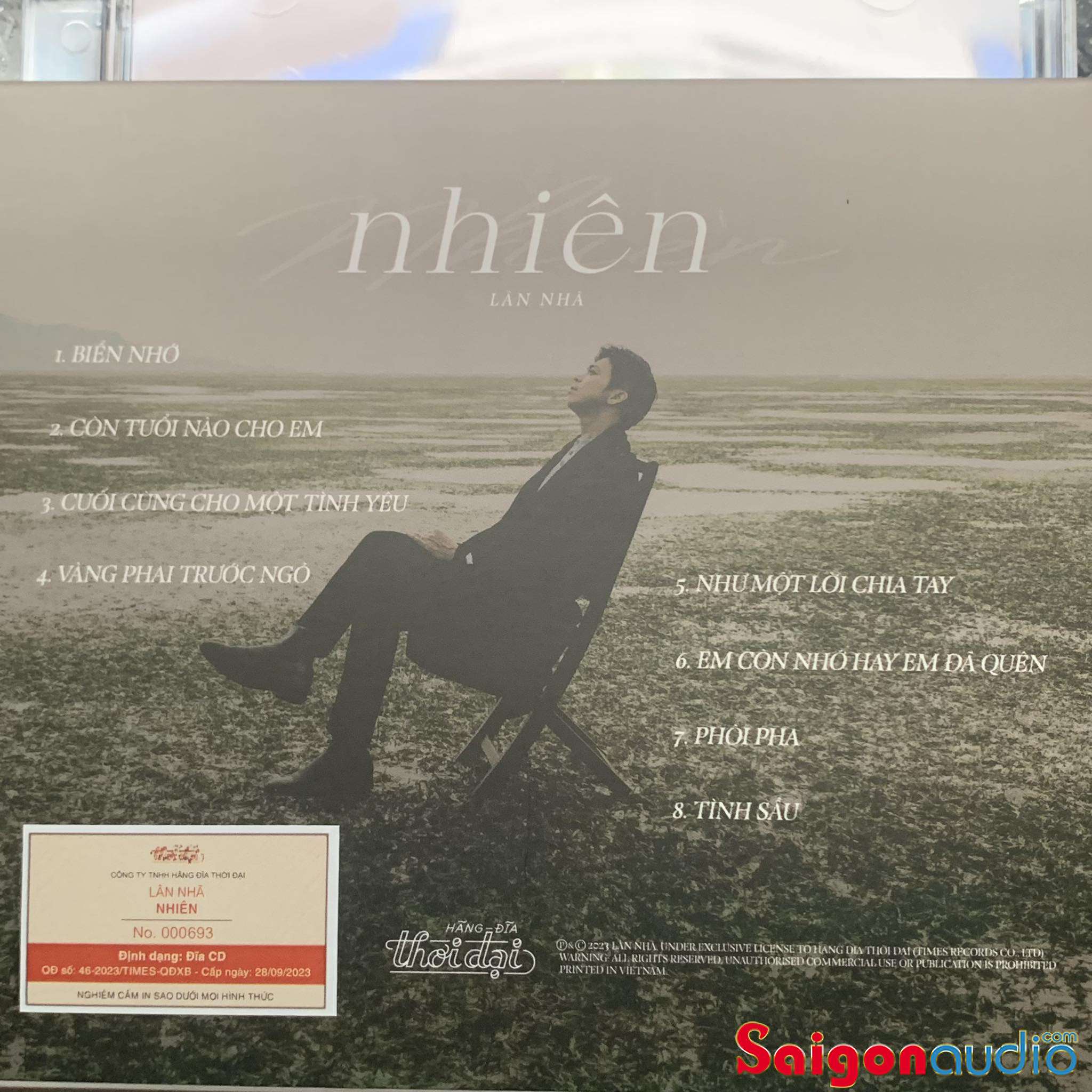 Đĩa CD nhạc gốc Lân Nhã - Nhiên - Tìm Bình Yên Với Nhạc Trịnh (Free ship khi mua 2 đĩa CD cùng hoặc khác loại)