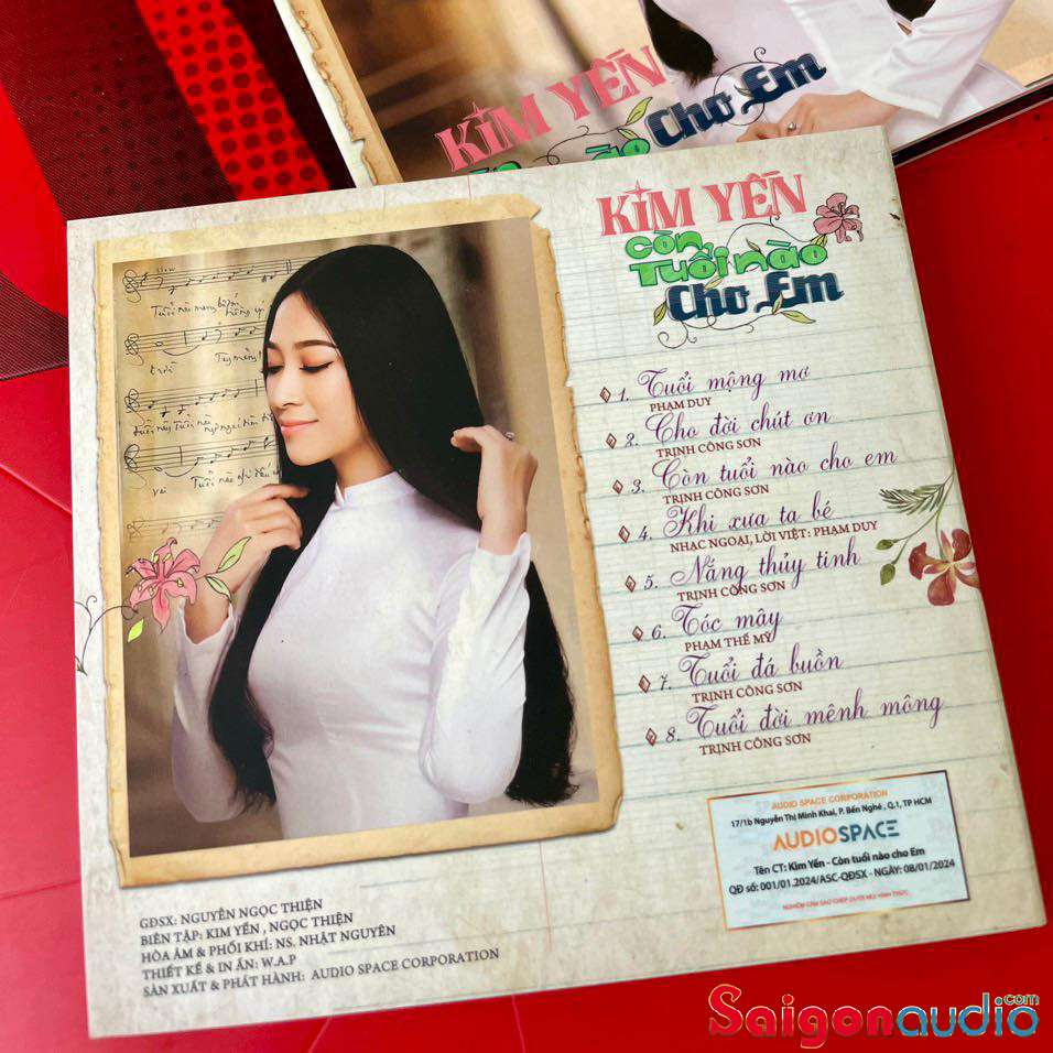 Đĩa CD gốc Kim Yến Vol.3 - Còn Tuổi Nào Cho Em (Free ship khi mua 2 đĩa CD cùng hoặc khác loại)