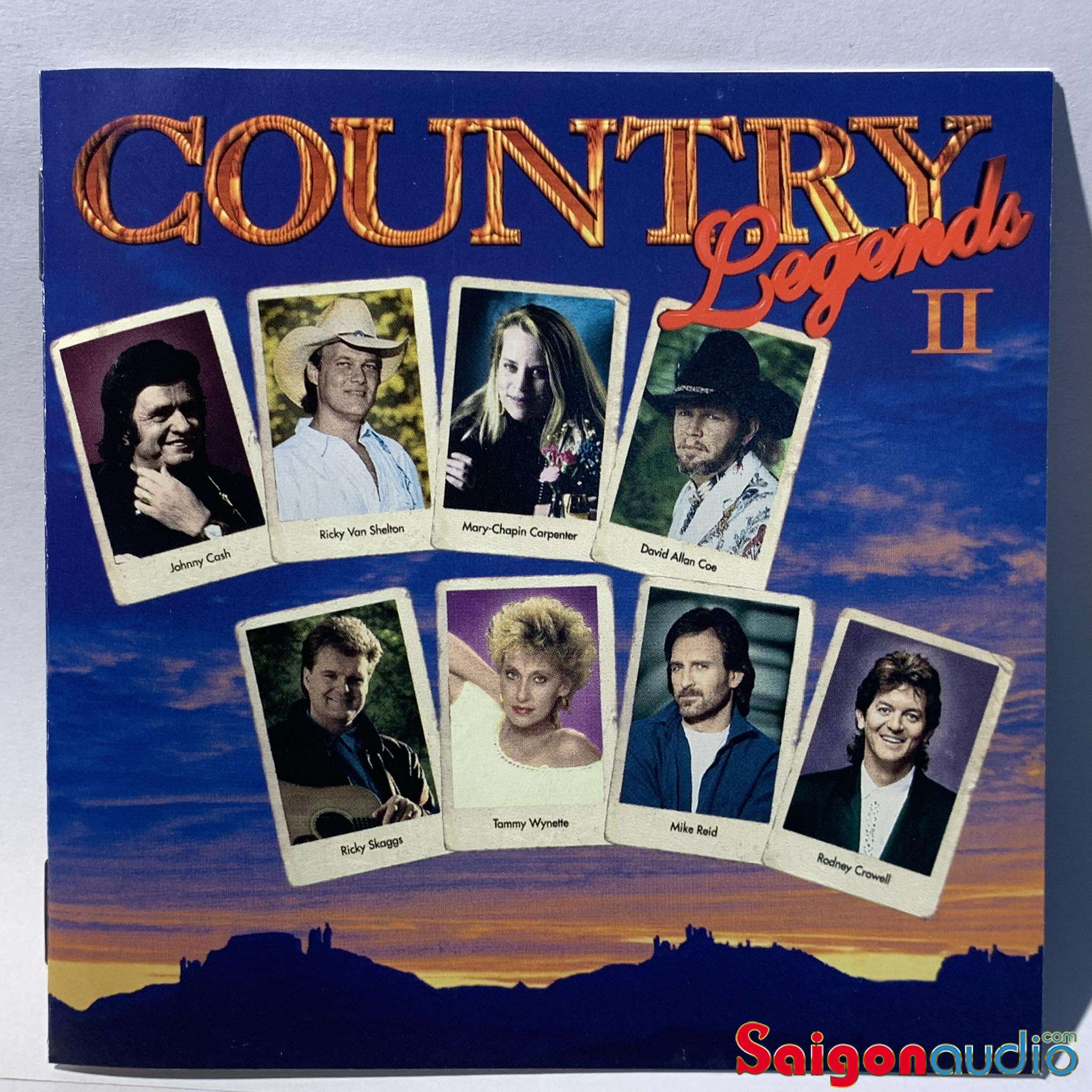 Bộ 3 CD nhạc gốc Country Legends II (Free ship khi mua 2 đĩa CD cùng hoặc khác loại)