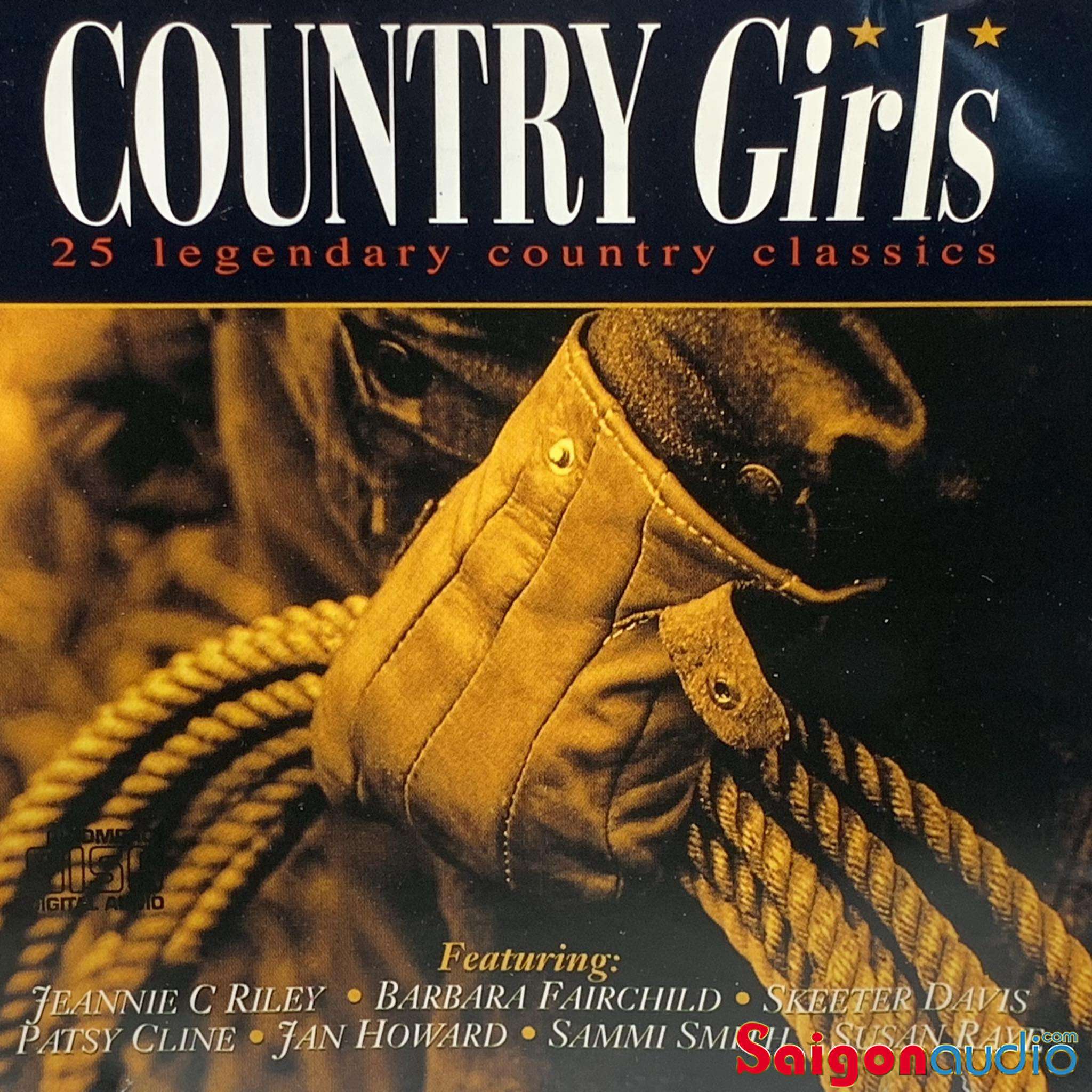 Đĩa CD gốc nhạc country Country Girls - 25 Legendary Country Classics (Free ship khi mua 2 đĩa CD cùng hoặc khác loại)