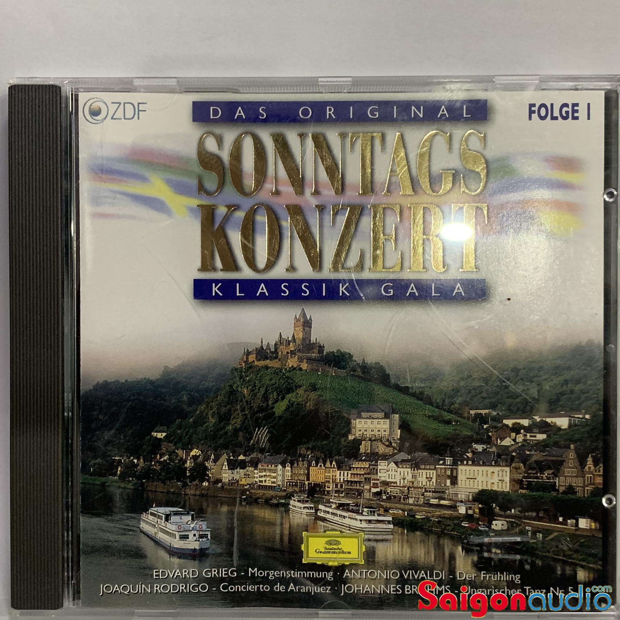 Đĩa CD gốc nhạc cổ điển Sonntags Konzert - Klassik Gala Folge 1 (Free ship khi mua 2 đĩa CD cùng hoặc khác loại)