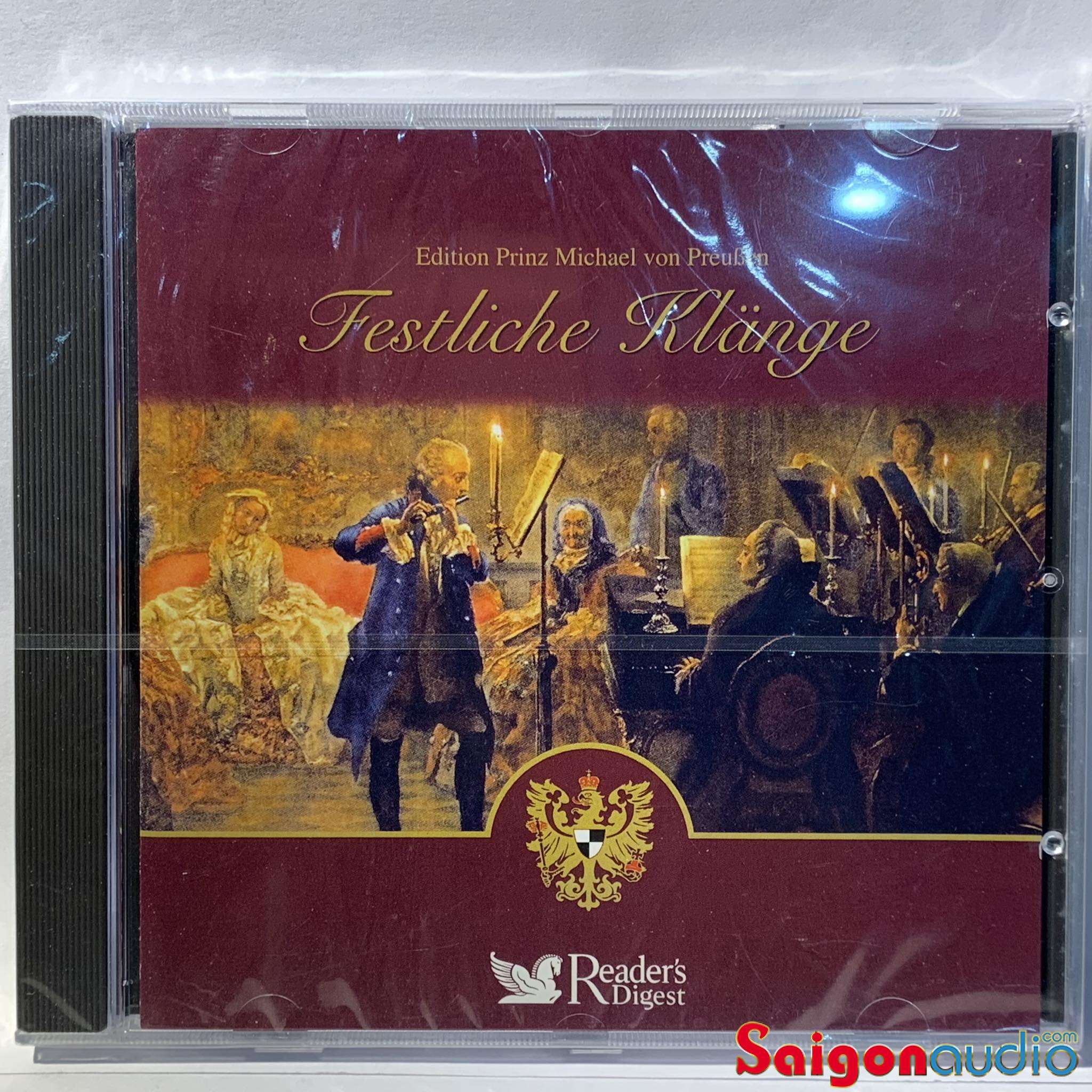 Đĩa CD gốc nhạc cổ điển Festliche Klänge - Edition Prinz Michael Von Preußen - Readers Digest (Free ship khi mua 2 đĩa CD cùng hoặc khác loại)