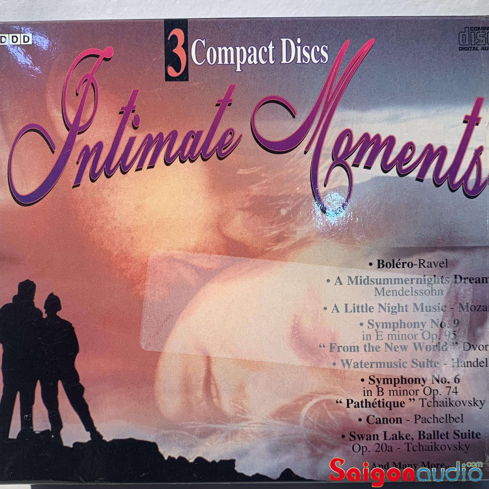 Bộ 3 CD gốc nhạc cổ điển Intimate Moments (Free ship khi mua 2 đĩa CD cùng hoặc khác loại)