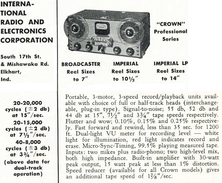 Băng cối Crown Imperial Stereo